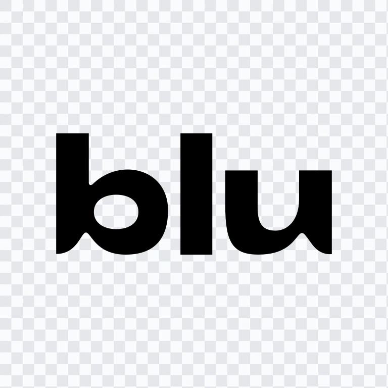 blu by BCA Digital black icon SVG
