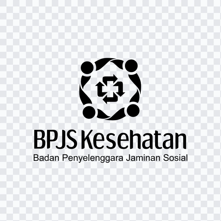 logo BPJS Kesehatan hitam PNG