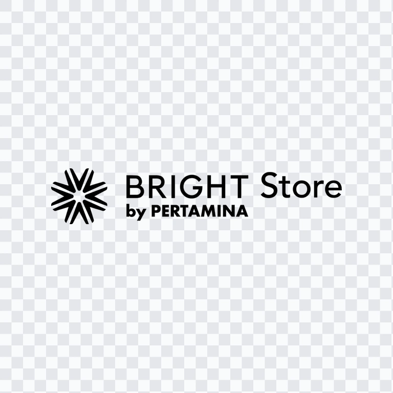 logo Bright Store hitam PNG