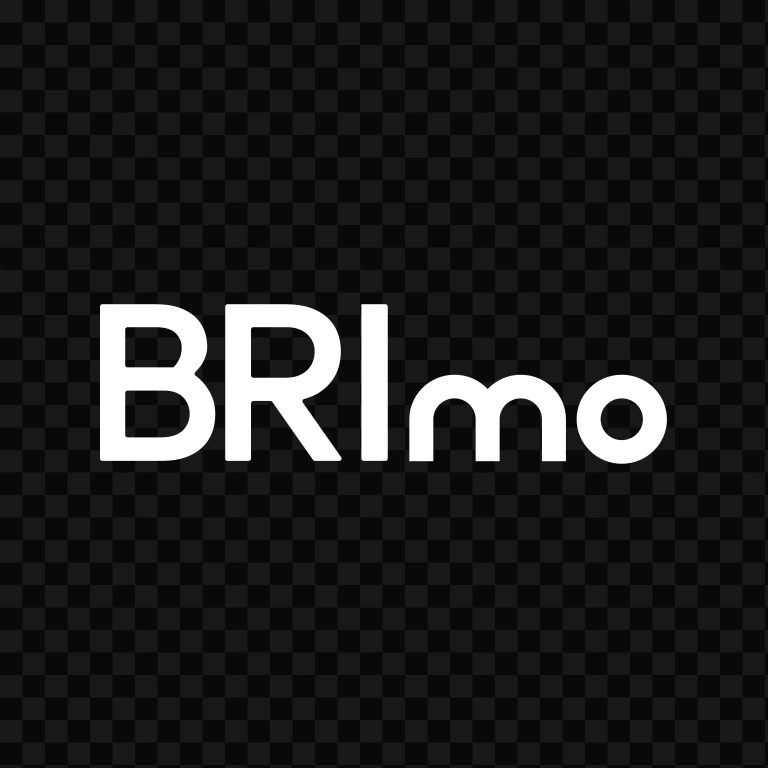 BRImo white wordmark SVG
