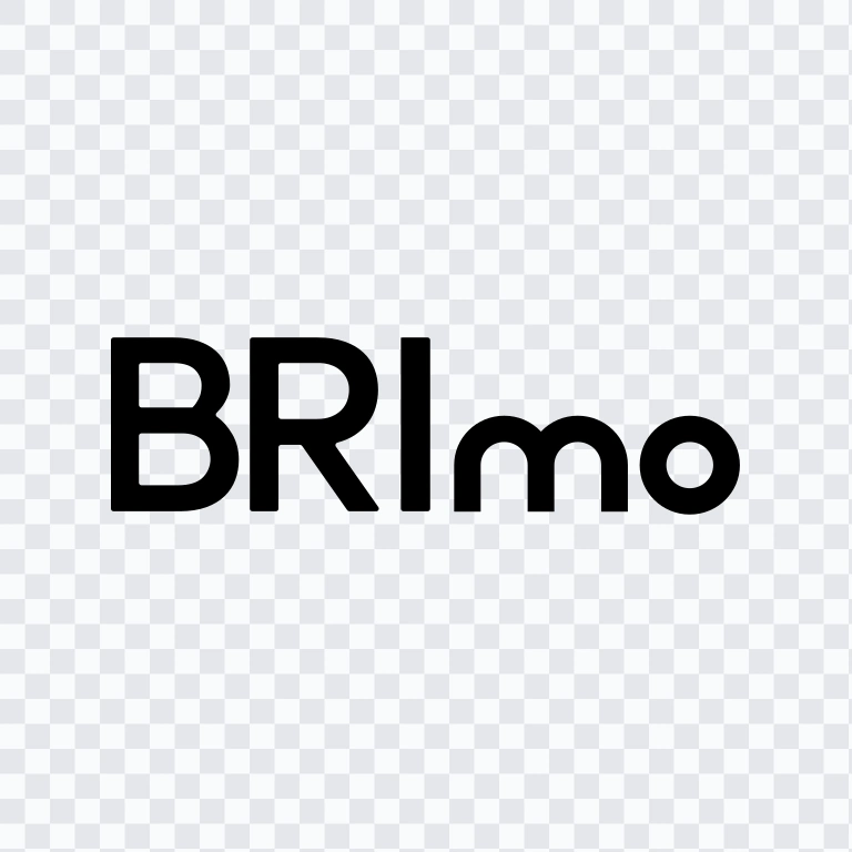 BRImo black wordmark SVG