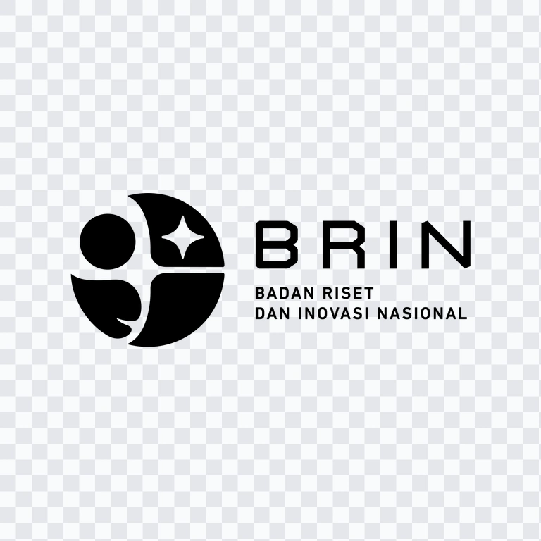 logo BRIN hitam PNG