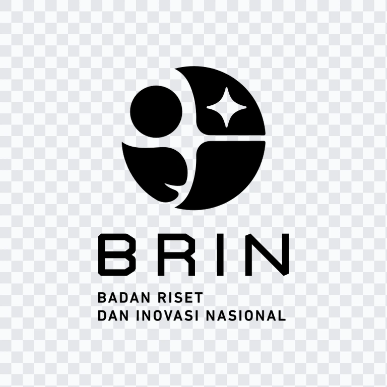 logo BRIN hitam PNG