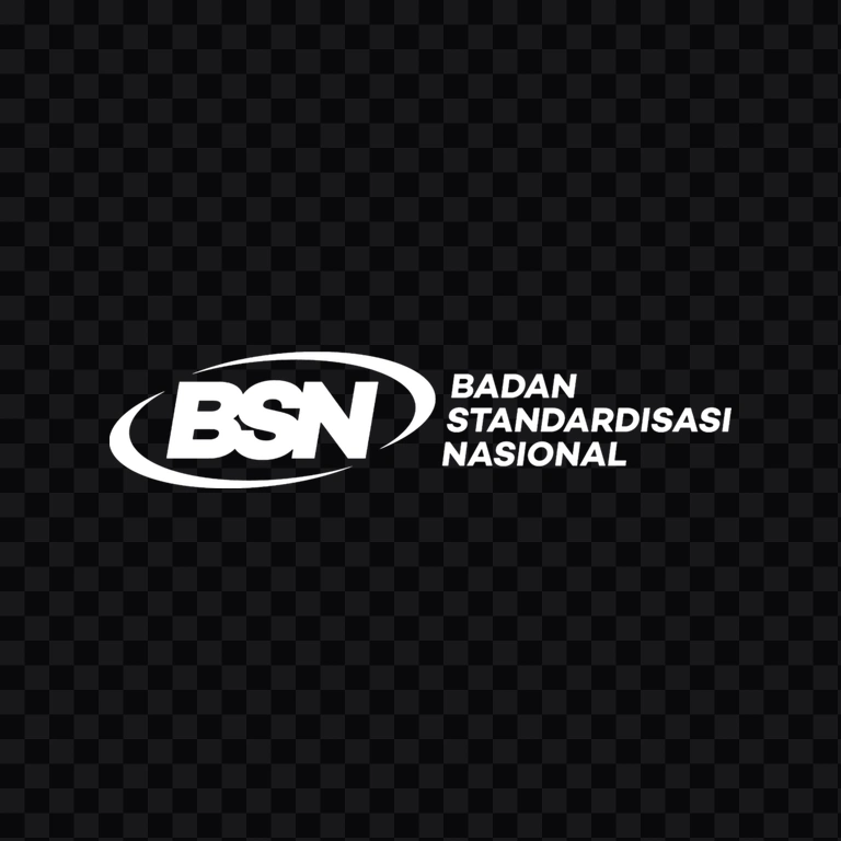 logo Badan Standardisasi Nasional / BSN putih PNG