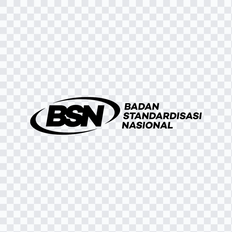 logo Badan Standardisasi Nasional / BSN hitam PNG