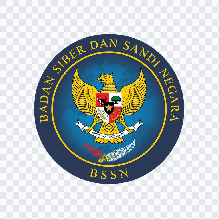 logo BSSN berwarna PNG