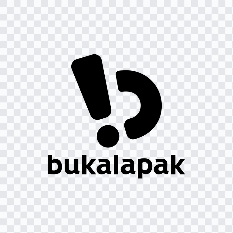 logo Bukalapak hitam PNG