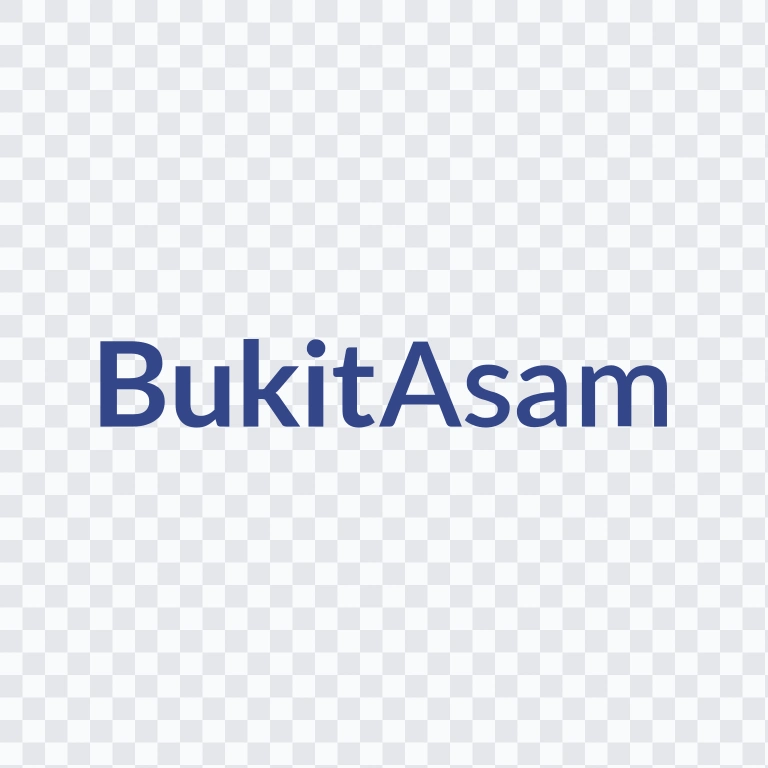 Bukit Asam colored wordmark SVG