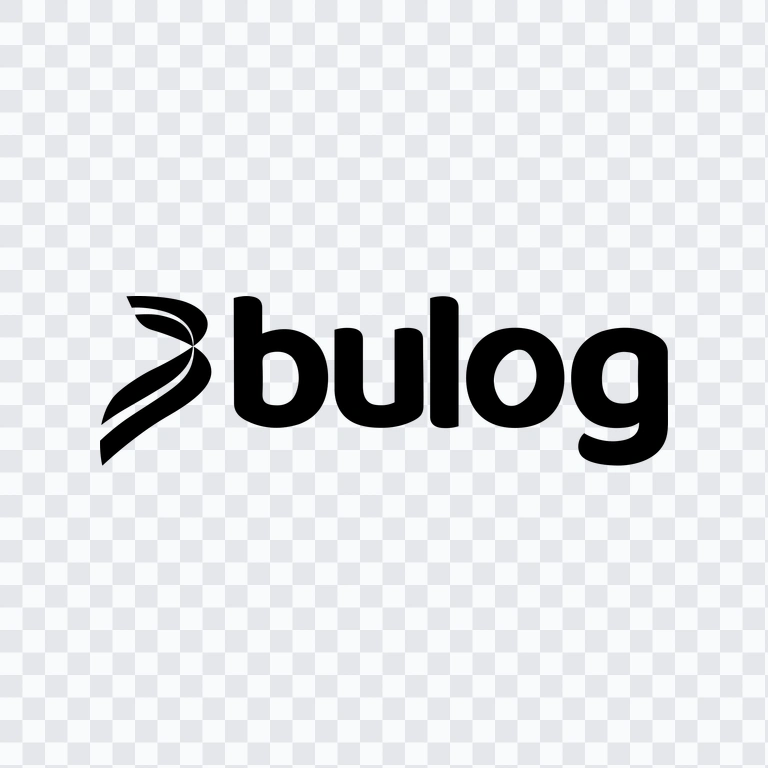 Bulog black logo PNG
