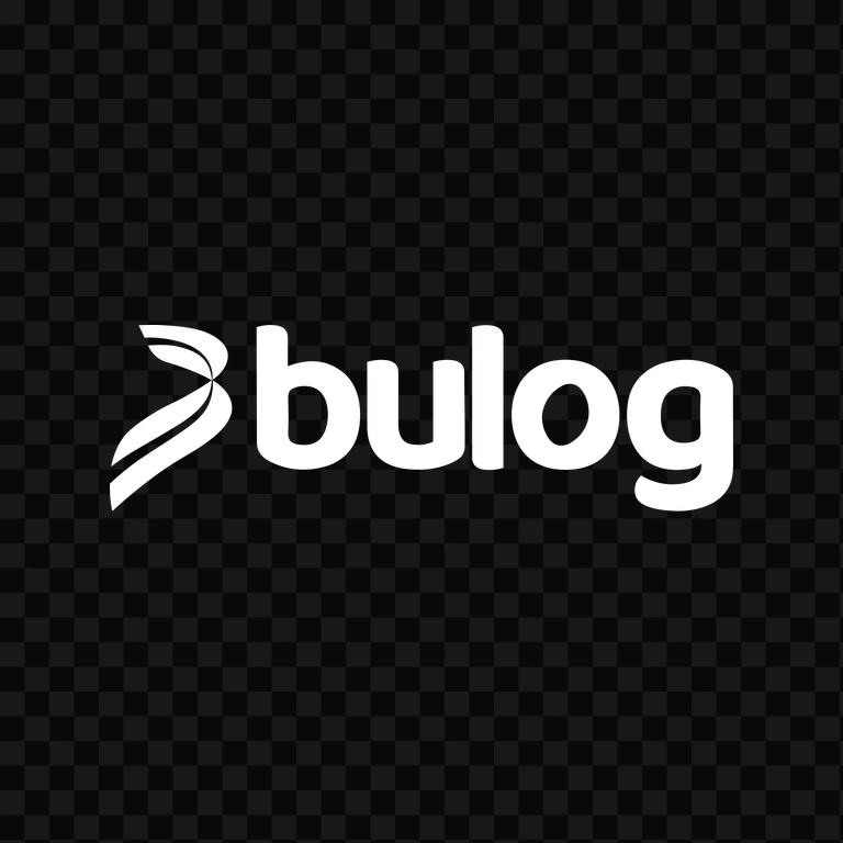 Bulog white logo PNG