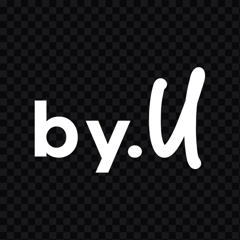 by.U white logo PNG