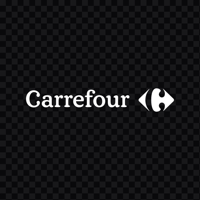 Carrefour white logo SVG