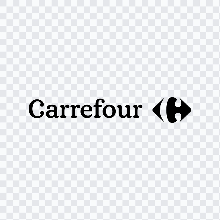 Carrefour black logo SVG