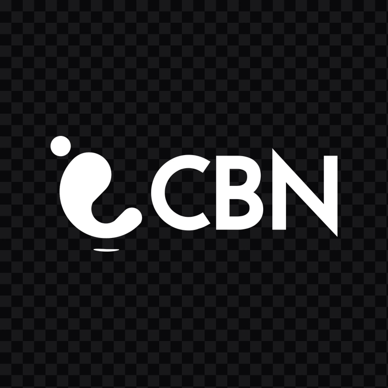CBN Fiber white logo PNG