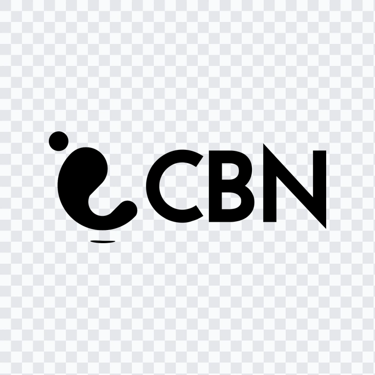 CBN Fiber black logo PNG