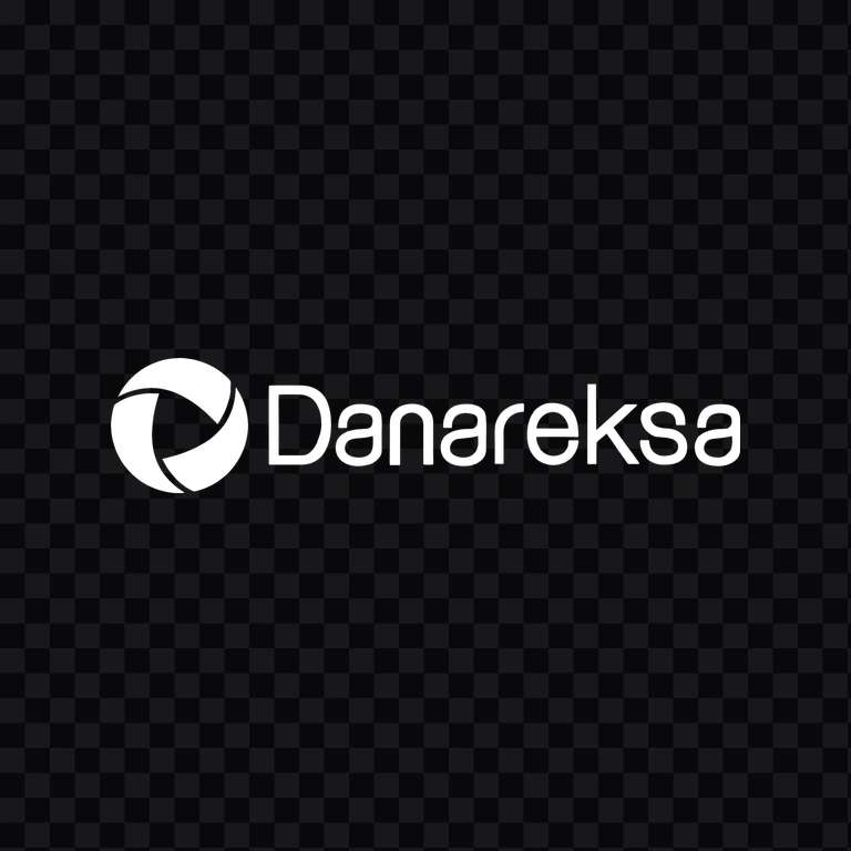 Danareksa white logo PNG