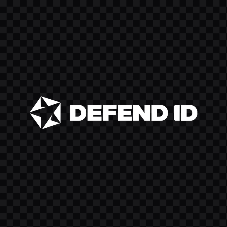 Defend ID white logo PNG