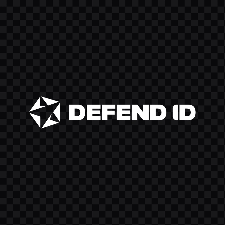 logo Defend ID Horizontal putih SVG