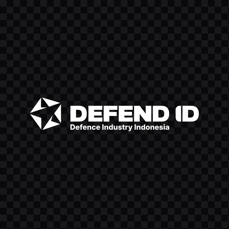 logo Defend ID Horizontal Dengan Slogan putih SVG