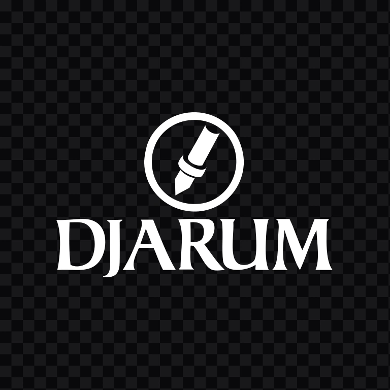 Djarum Vertical white logo SVG