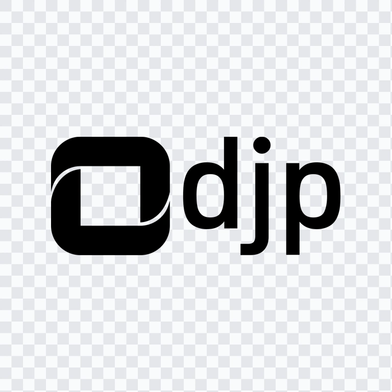 DJP black logo PNG