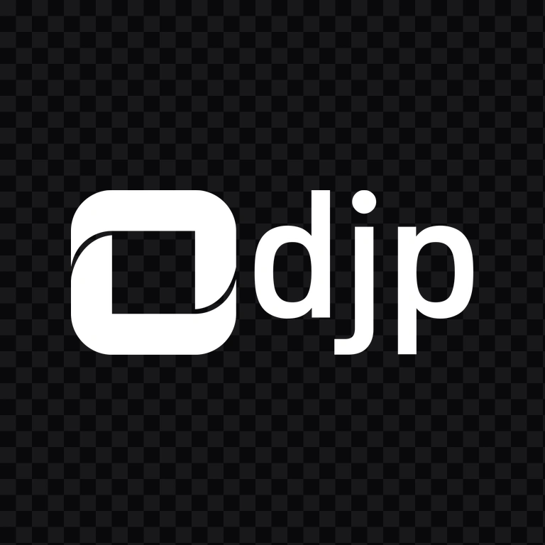 DJP white logo PNG