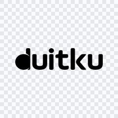 Duitku black logo PNG