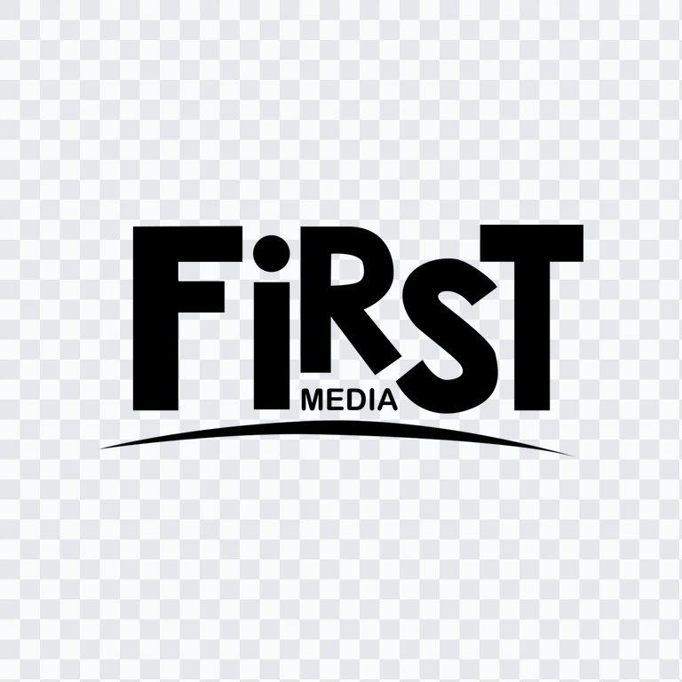 First Media black logo PNG