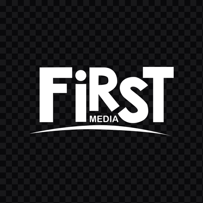 First Media white logo PNG