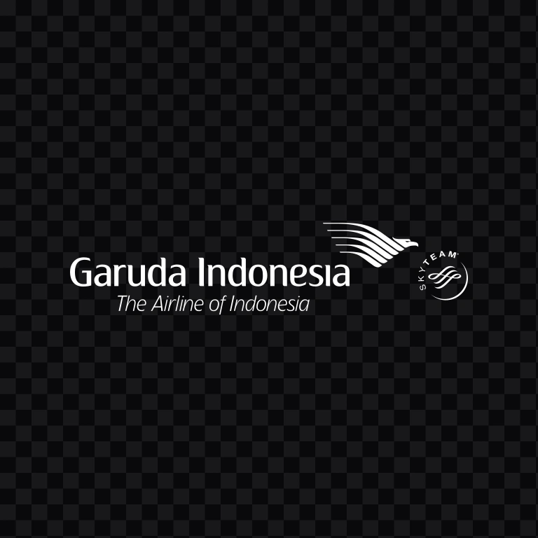 Garuda Indonesia white logo SVG
