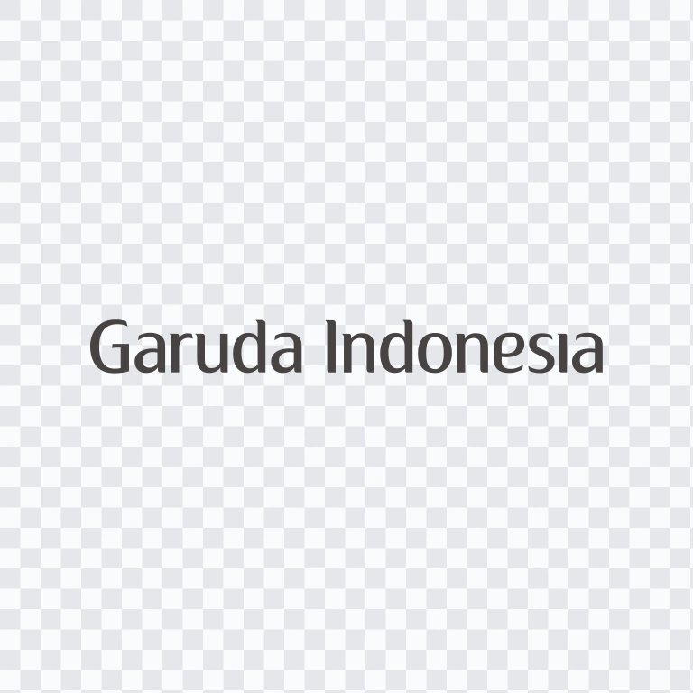 Garuda Indonesia colored wordmark SVG