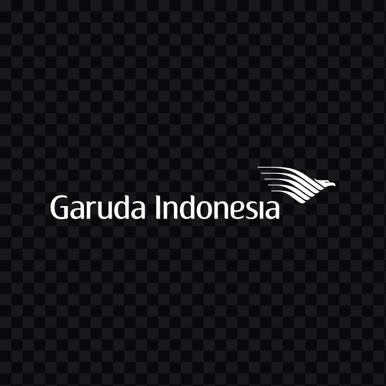 Garuda Indonesia white logo SVG