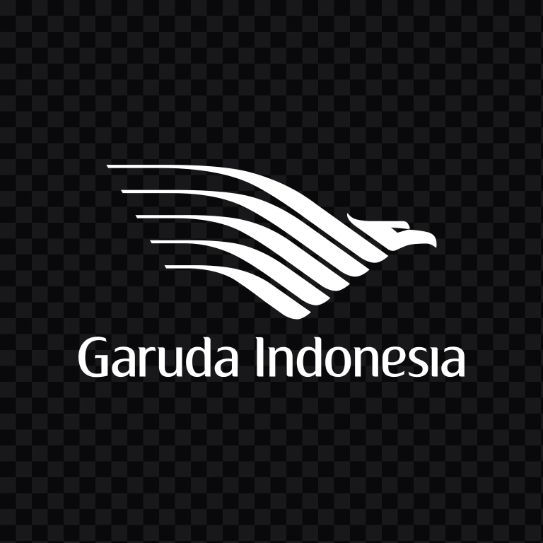 Garuda Indonesia white logo SVG