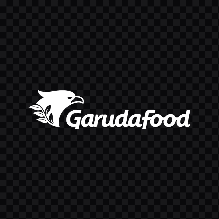 Garudafood white logo SVG