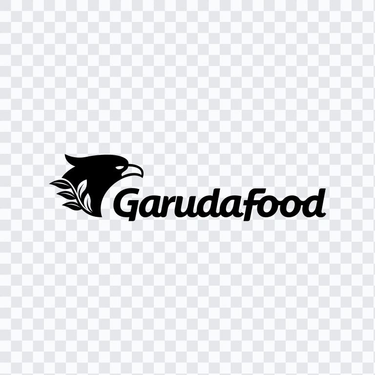 Garudafood black logo SVG