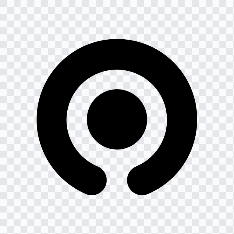 Gojek black icon PNG