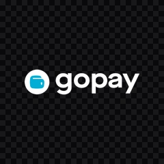 GoPay white logo PNG