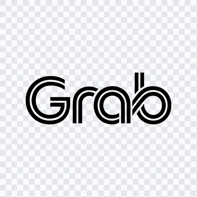 Grab black logo PNG