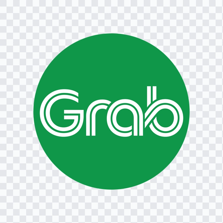 Grab colored logo PNG