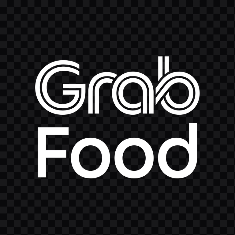 GrabFood white logo PNG