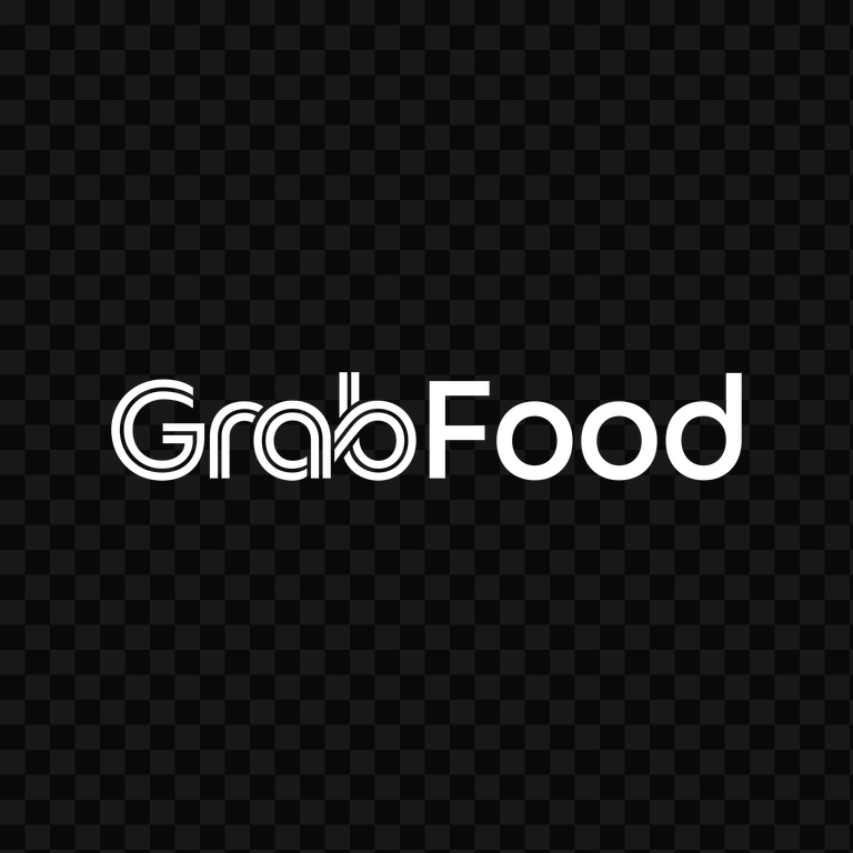 GrabFood white logo PNG
