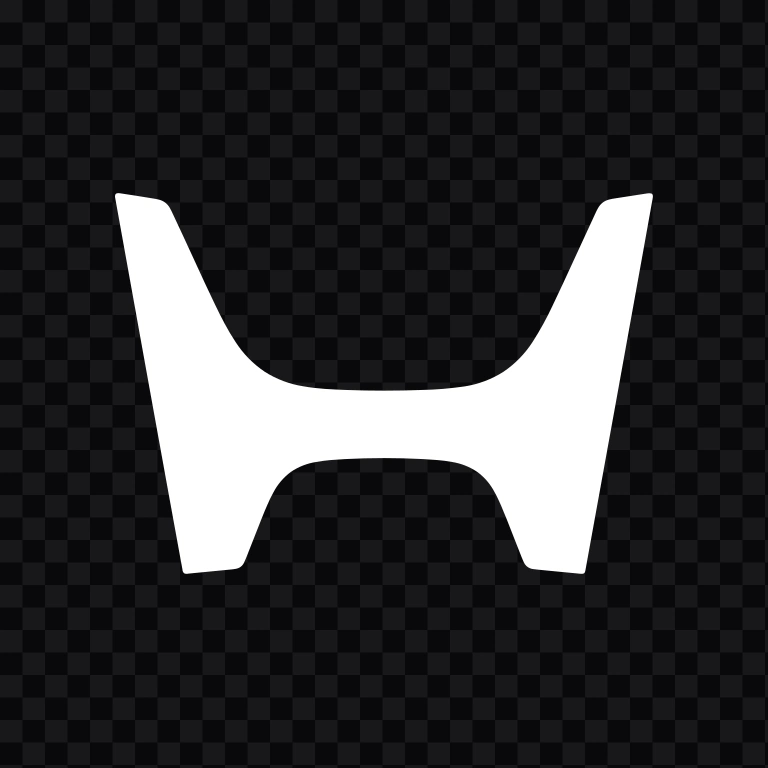 Honda white emblem SVG