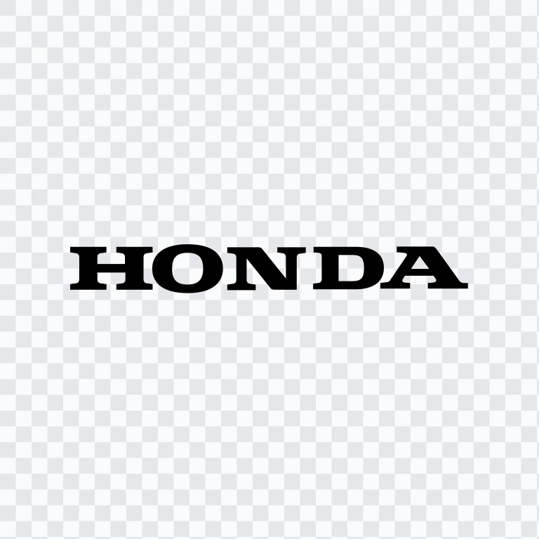 Honda black wordmark SVG
