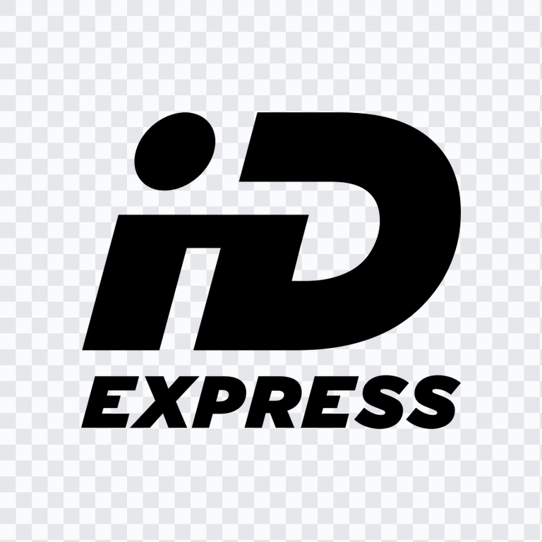 logo ID Express hitam PNG
