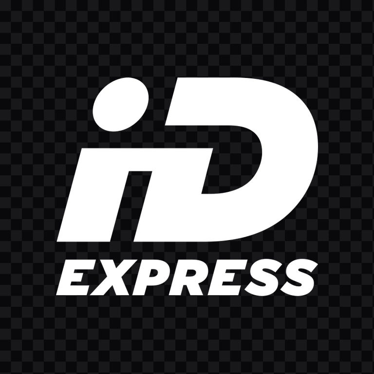 logo ID Express putih PNG