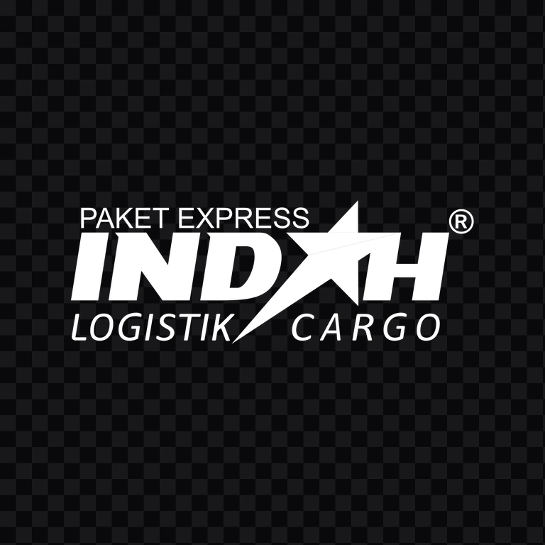Indah Cargo white logo PNG