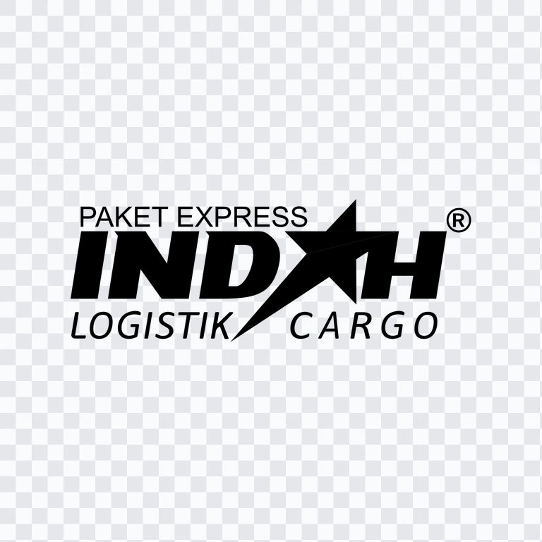 Indah Cargo black logo PNG