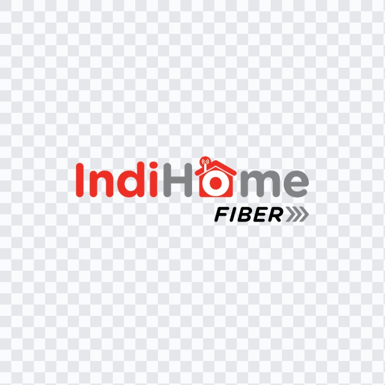 logo Indihome berwarna PNG