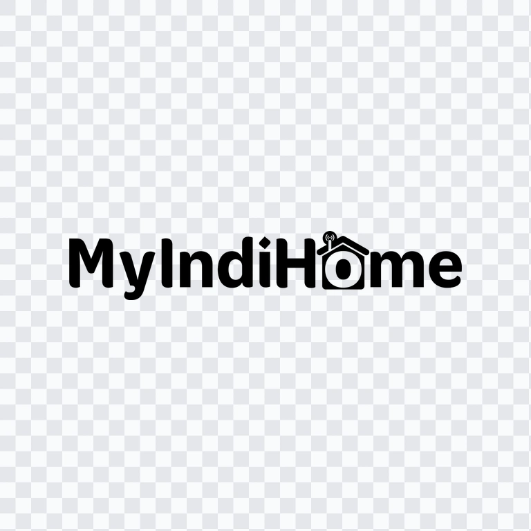 logo Indihome hitam PNG