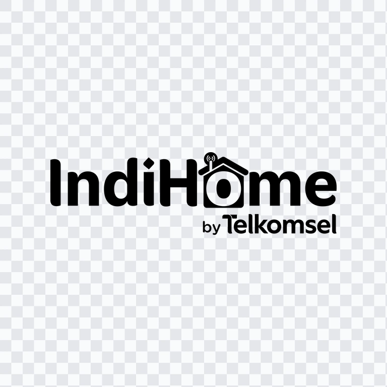 logo Indihome hitam PNG